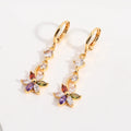 Wholesale Fashion Verified Suppliers CZ Jewelry Long Dangling Earrings Indian Big Earrings for Woman