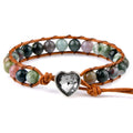 Chanfar Natural Gemstone Healing Stone Beaded Bracelets for Women Jewelry Pulsera Mujeres