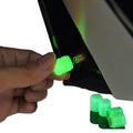 YOUME Universal Luminous Valve Caps Night Glowing Wheel Tyre Hub Cap Decors for Car Motorcycle Bike & Bicycle Parts