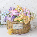 New Color 15 Roses Flower Bouquet Wedding Decoration Flower Small Handle Bouquet