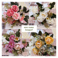 Manufacturers Wholesale Simulation bunch  Flowers European Small Rose Decorative Flowers