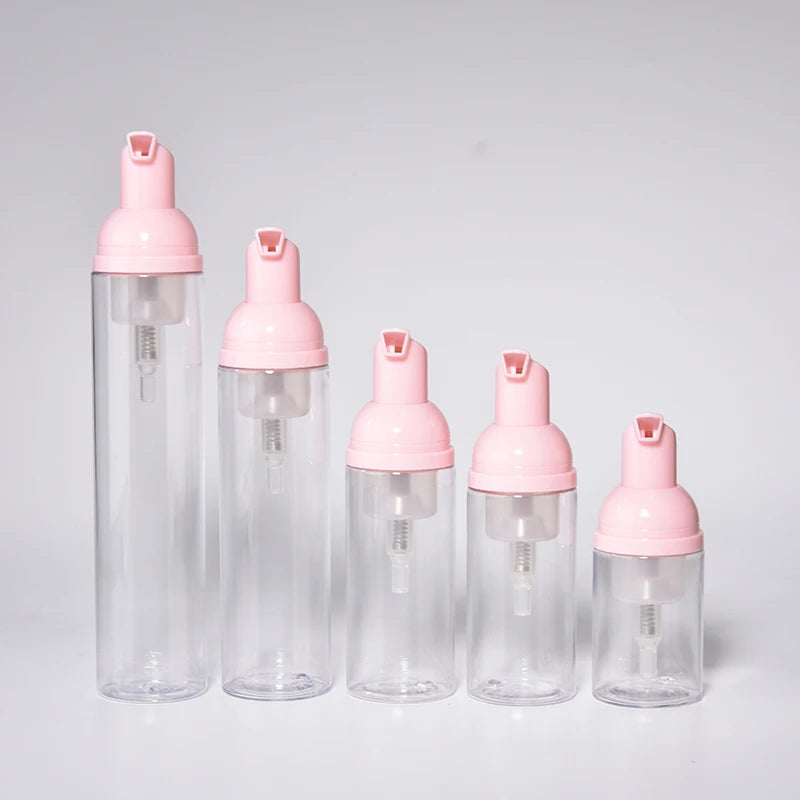 30ml 50ml 100ml PET Cosmetic Liquid Soap Dispenser with Foam Pump Bottle Face Cream Packaging Cleanser Bottle