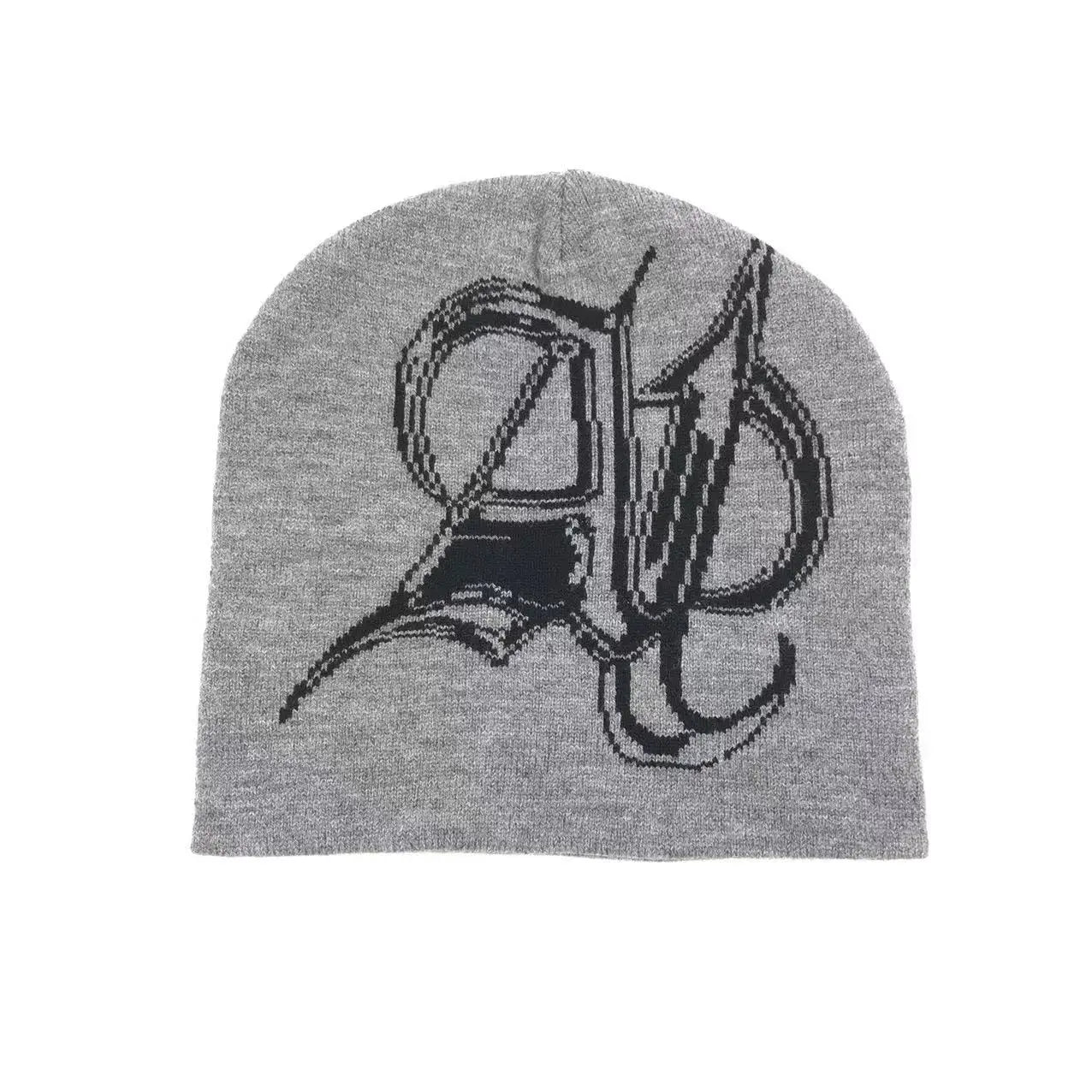 Unisex Custom Acrylic Winter Beanie Hat Outdoor 3D Embroidered Cartoon Character Fruit Patterns Digital Puff Printing Techniques