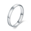 925 Sterling Silver Simple Ring Without Stone Jewelry Women Bands Plain Ring Dainty Minimalist Ring