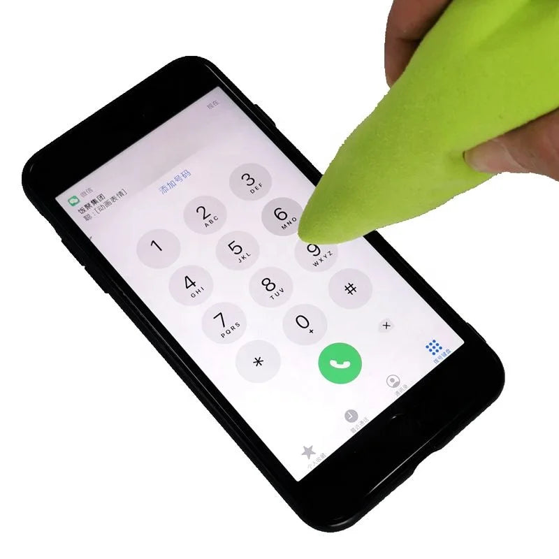 Color Conductive Microfiber Suede Leather Winter Touch Screen Gloves for Smartphone PU Blackout Feature