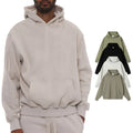 Factory 100% Cotton Terry Fabric Heavyweight Regular Fit Pullover Hoodie with 3D for Embroidery Pocket Design for Men