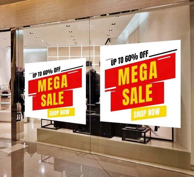 Custom Printing Waterproof Self Adhesive Vinyl Window Decor Stickers Wall Stickers