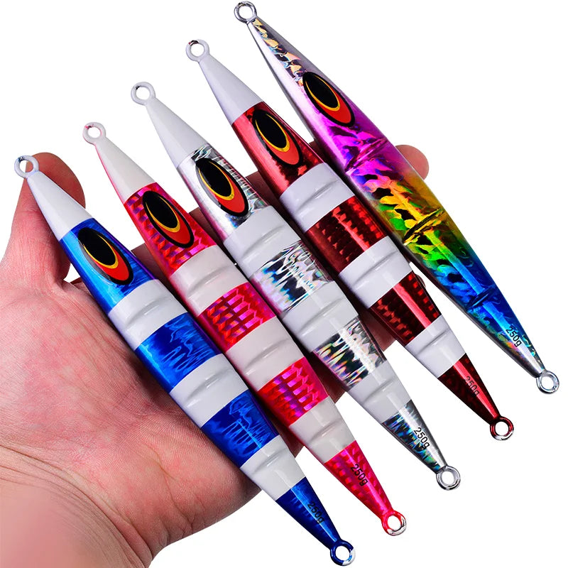 Saltwater Fishing Metal Jig Lure 10g/15g Shore Casting Slow Pitch Jigging Bait Lead Jig