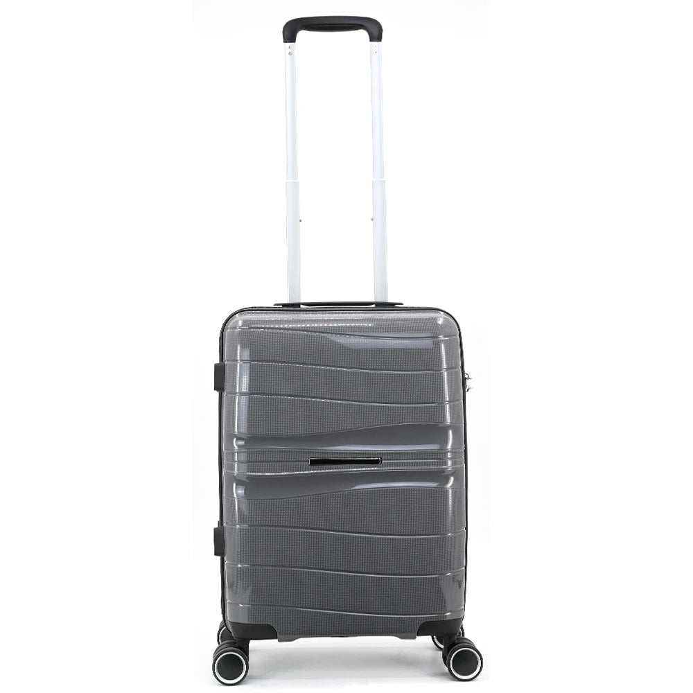 PP Trolley Luggage Sets 20 24 28 Inch Wholesale PP Suitcase Sets Travel Bag Customized Traveling Luggage