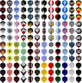 Discount Sale Custom Logo Plastic Dartfluge Darts Flights 44mmX36mm Color Box SKIPJACK PL1-019