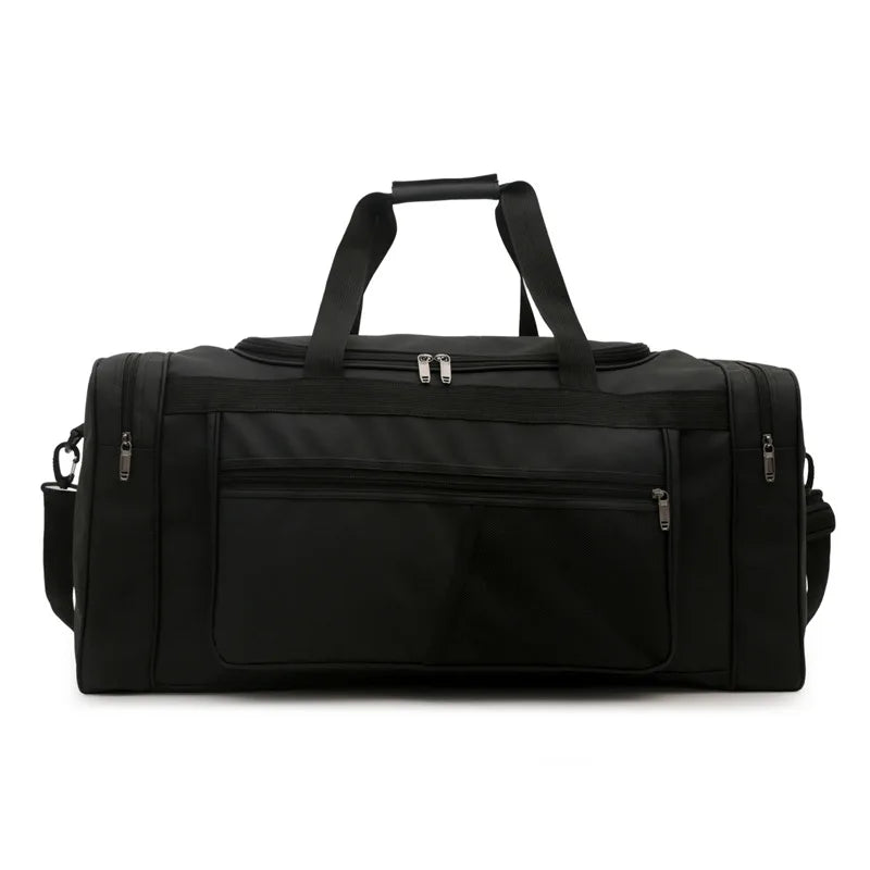 Hot Selling Large Capacity Duffel Bag New Portable Fashion Leisure Travel Luggage Polyester with Zipper Closure