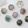 Customized Logo 3 Compartment Round Portable Small Metal Pill Box