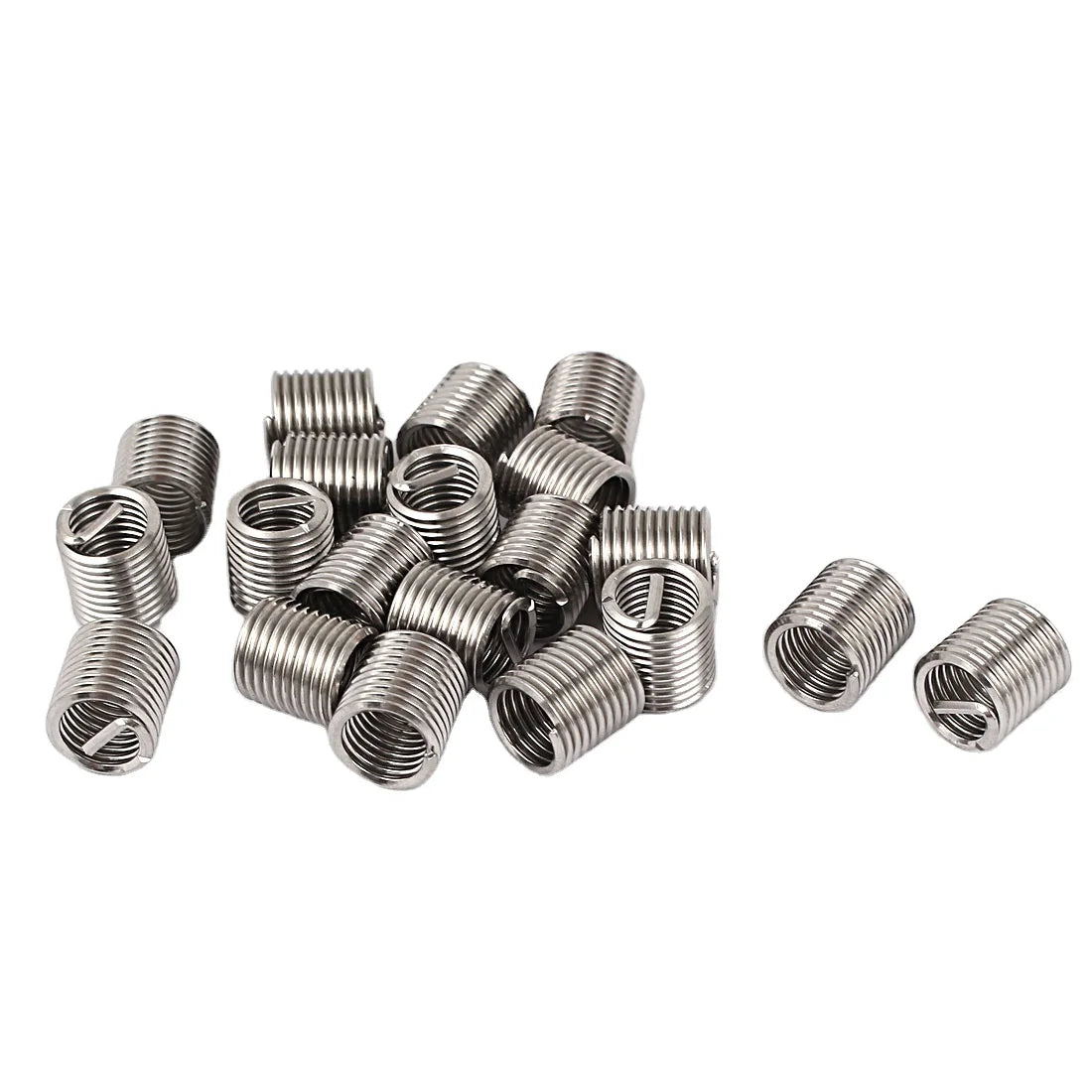 M2-M36 Wire Thread Inserts 1 in 10 Repair Inserts Zinc Plated Stainless Steel Screw M2-M5 M6 for Thread Repair