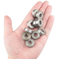 608ZZ Ball Bearing (0.8x2.2x0.7cm/0.31x0.87x0.28in) Stainless Steel Wheel Bearing for Skateboards Roller Skates