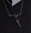 SC Punk Cool Skull Pendant Necklace Silver Plated Skull Necklace Creative Stainless Steel Men Pendant Necklace for Women Men