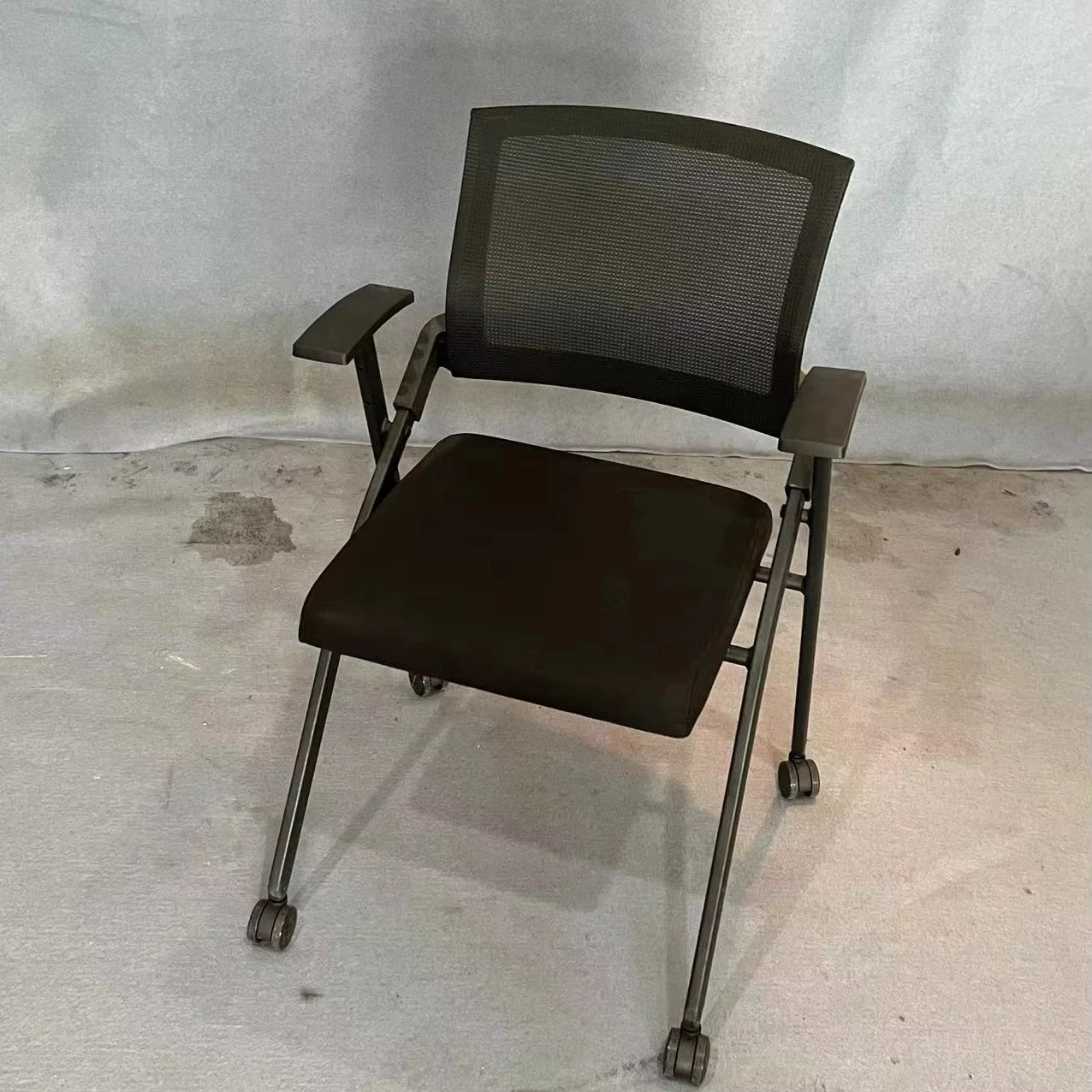 office mesh chair foldable conference meeting training chair with or without wheel optional color