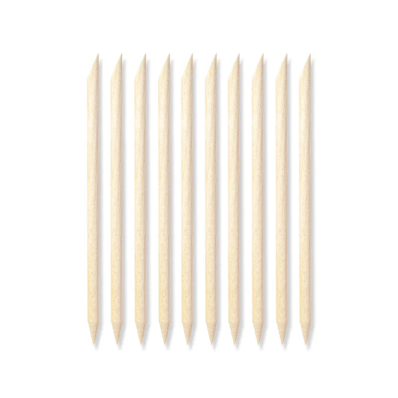 TSZS Factory Price Hot Sale Nail Art Wood Sticks Manicure Pedicure Nail Stick Disposable Double Ended Wood Spatula Stick