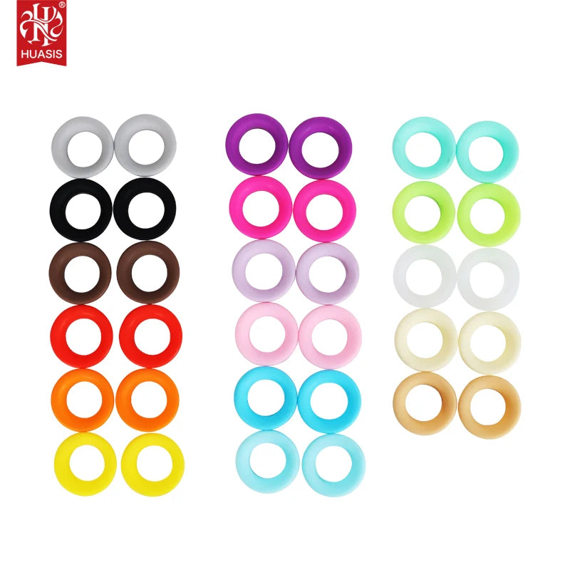 AR-D12 Eco-Friendly Soft Finger Ring for Hair Scissors Dog Scissors Multi-colors Silicon Rubber Inserts Hairdressing Shear