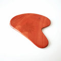 HZ HZ Healing Crystals Gemstone Red jasper Facial Jade Roller for Face Guasha Stone Massage Kit