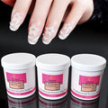120ml Nail Art Acrylic Powder Clear/White/Pink Art Carving Crystal Polymer 3D Dipping Nail Acrylic Powder for Nail Extension