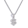 SP004 925 Sterling Silver Pendant With Stainless Steel Men and Women Hip Hop Jewelry Party Gift