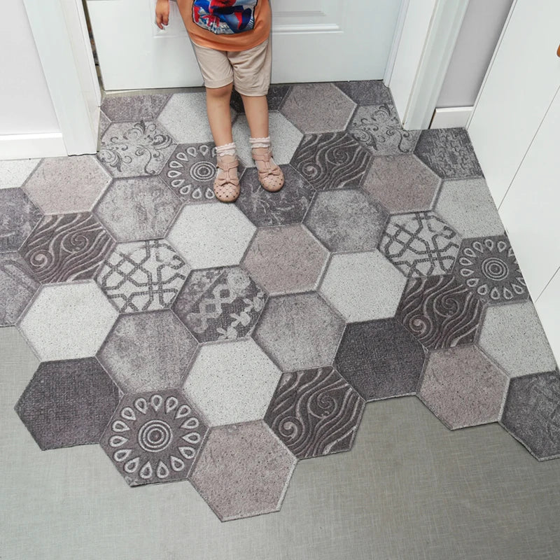 Custom Logo Printed PVC Coil Door Mat Easy Clean Modern Elevator Floor Roll for Home Living Room Machine Made