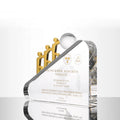 Customized Creative Earth Crystal Trophy Transparent Durable Gift Box Staff Competition Award Business Gift Souvenir MegaBDM