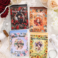 20pcs/pack Diffuse Old Time Handbook Sticker Book Waterproof Pet Cut Film Retro Diy Handbook Material