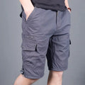 Streetwear Multiple Pocket Cargo Shorts Men Cargo Shorts Knee Length Nylon Cargo Shorts