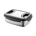 Metal Tank with Lid Multi Food Container for Pickles Refrigerator Keep Fresh Stainless Steel Sealed Jar