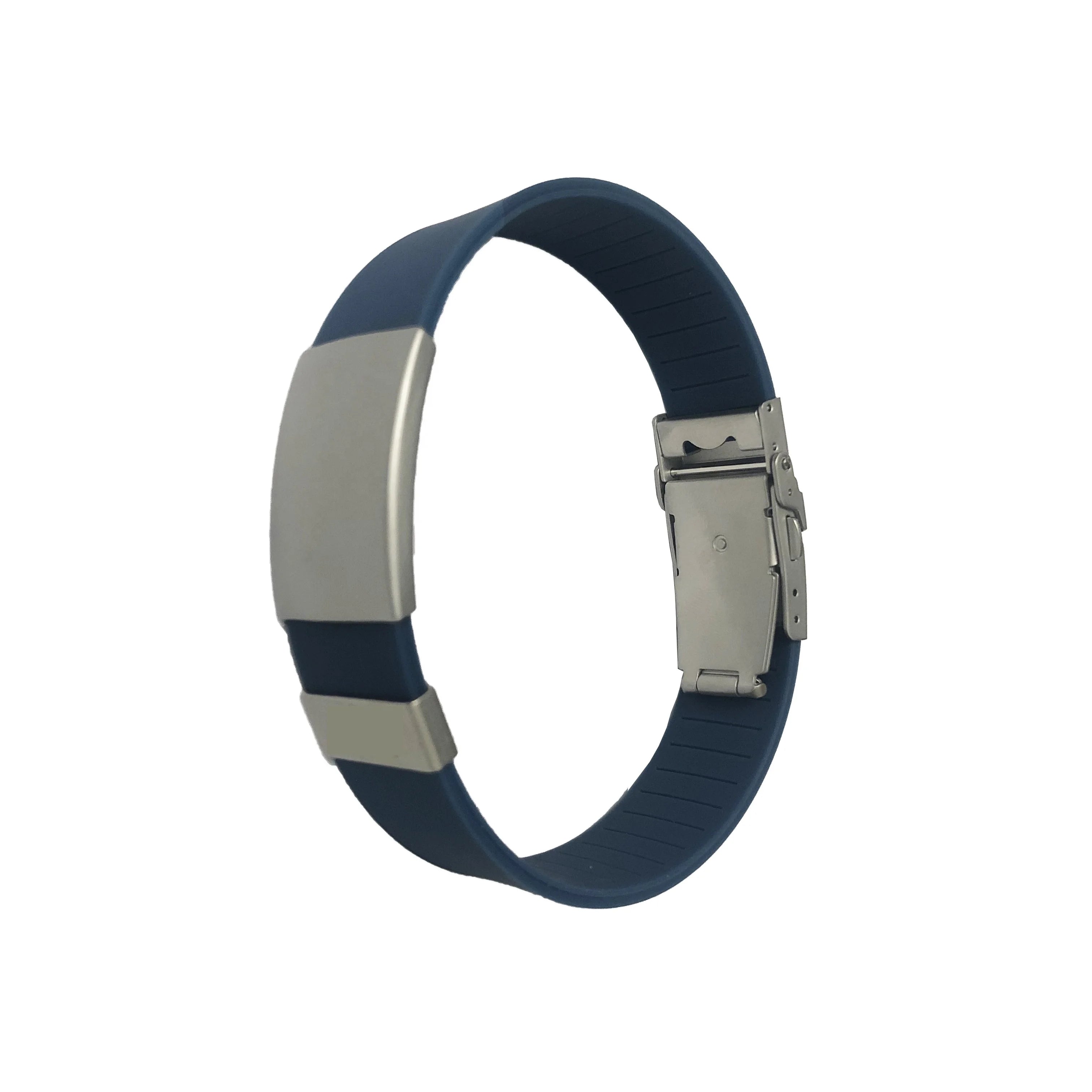 Wholesale Eco-Friendly Medical Alert Silicone Bracelets Private Label Glow in the Dark Fashion Charm Bracelets
