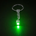 Wholesale Colorful Change Lights LED Illuminated Keychain Custom Red Green pink Multicolor Glow Led Flashlight Key Chain