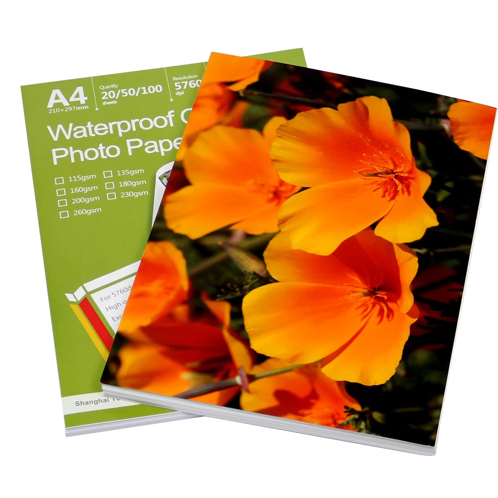 YESION WHOLESALE 115g High Glossy Photo Paper A4 Inkjet Photo Print Paper A4 180gsm Paper Inkjet