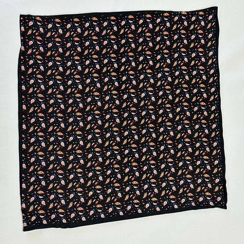Silk Fabric Double Printed Silk Scarf 100% Spring Custom Silk Scarf
