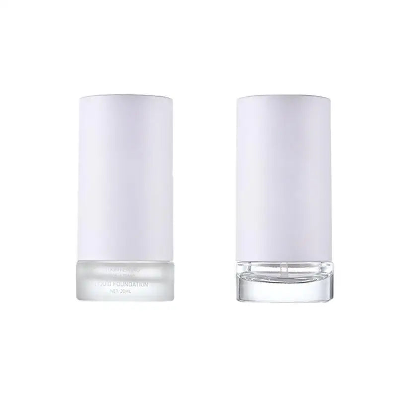 New Arrival 30ml Empty Refillable Glass Lotion Bottle with Serum Foundation Pump  Inverted Cover for Skincare Packaging