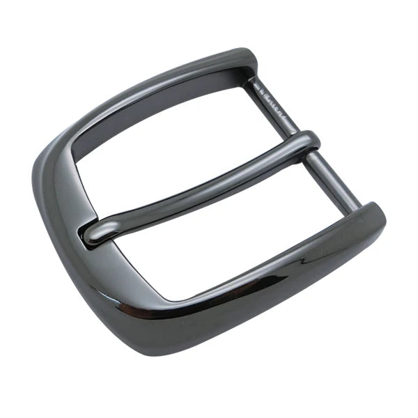 Custom 35mm Zinc Alloy Die Casting Belt for Buckle Dark Brush Black Nickel Color Shiny Anti-Oxidation Pins Pin for Buckle