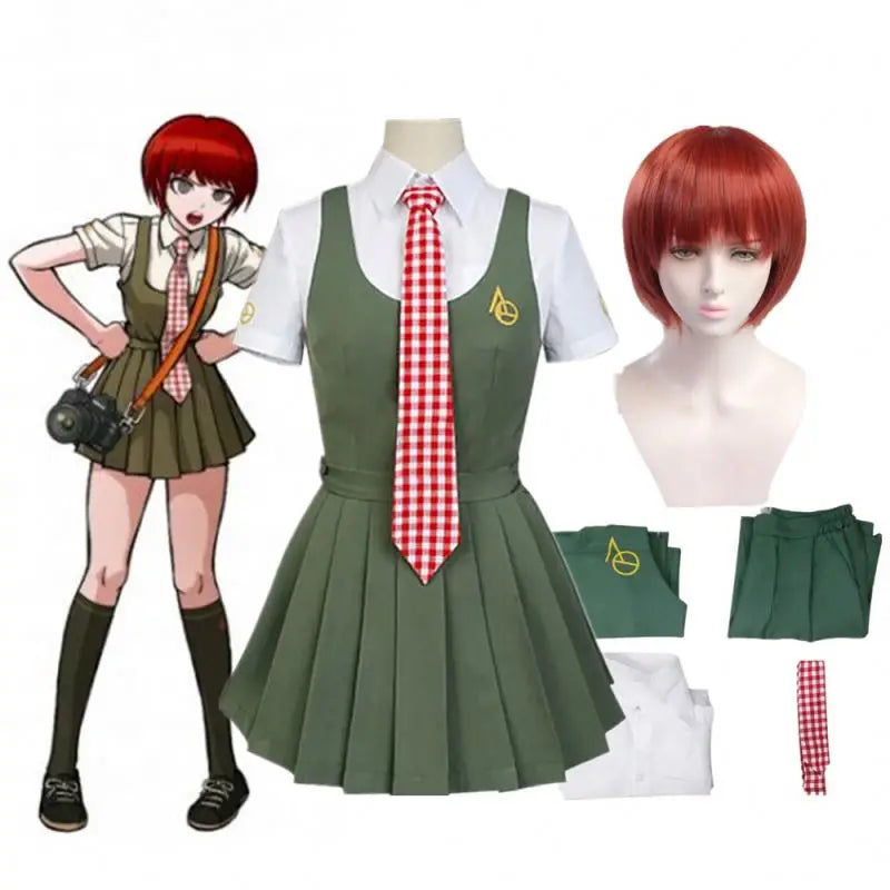 Baige Anime Danganronpa Koizumi Mahiru Cosplay Costumes Japanese School Uniform Sailor Suit Women Dress Girls Party Clothing