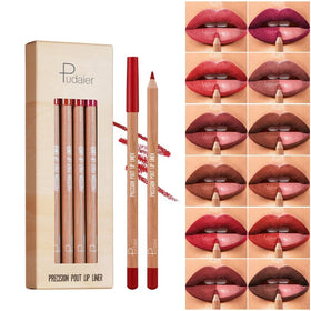 OEM Custom Lipliner Lip Liner Pencil Lipliner Set Waterpoof High Pigment Vegan Long-Lasting Private Label 12 Colors Lip Pen