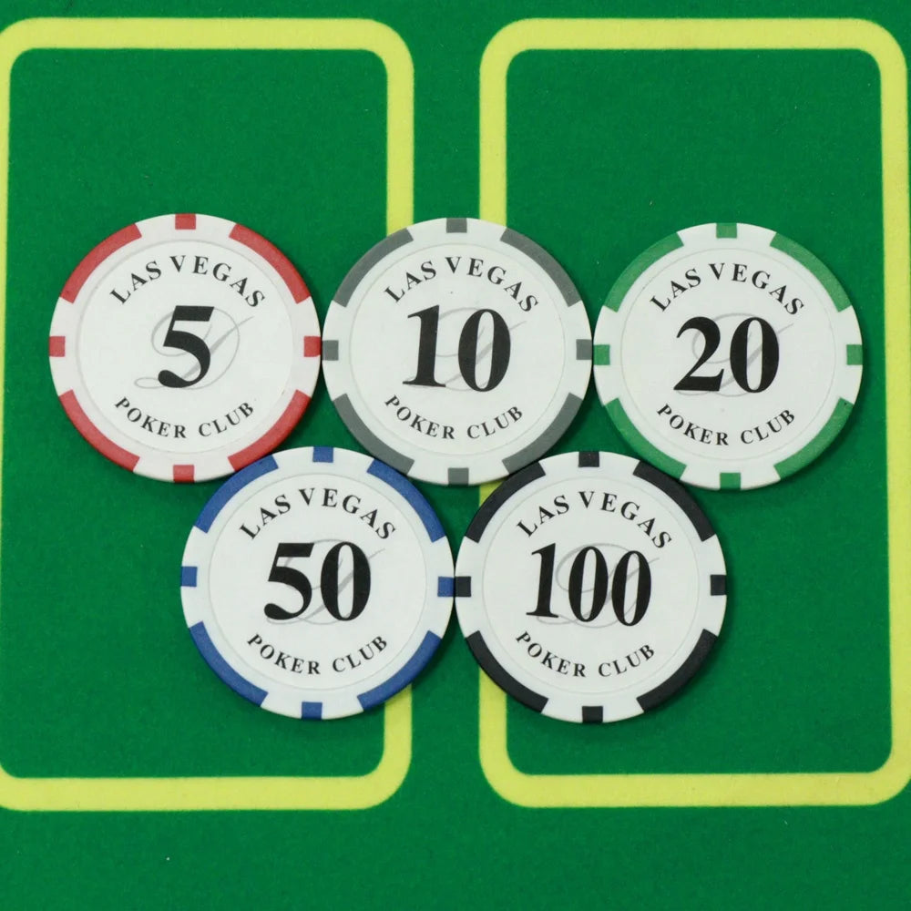 Factory Wholesale 11g Casino ABS Poker Chips Low MOQ Texas Hold Em Club Classic Poker Chip Sets