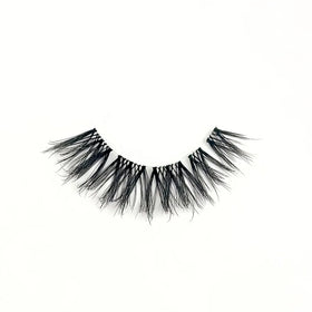 Ultra Thin Band Faux Mink Lashes Comfort Lightweight Soft Eyelash Vegan Wispy Synthetic Hair 3D Natural PBT Fiber Cat Eye Lashes