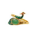 AA00411 Open Knitted Peacock Ring Personalized Creative Jewelry for Women Wholesale