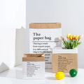 Wholesale Flower Packaging Material Valentine's Day Letter Print Kraft Paper Bouquet Flower Bag for Florist