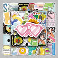 50PCS Factory Wholesale Individuality Trend Cool Decorative VSCO Stickers Notebook Desktop Cup Refrigerator Sticker