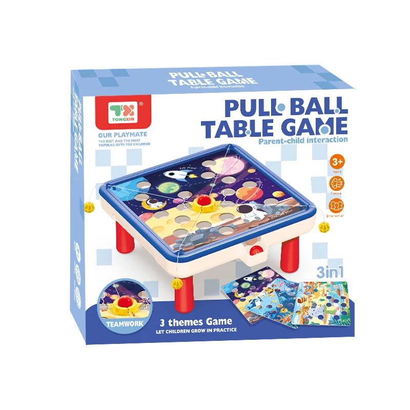 Children's Educational Toy Pull Ball Table Game Family Parent-Child Interactive Toys Maze Kindergarten Education Intellectual St
