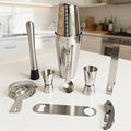 10 Pieces Stainless Steel Boston Cocktail Shaker Bar Set Bartender Tool Mixology Bartender Kit