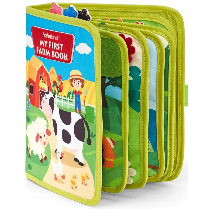 Felt Puzzle Book Cross Border Early Childhood Education Enlightenment Animal Farm Busy Book Baby Story Learning Felt Book