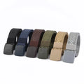 Summer New Thickened Jacquard Knitted Fabric Belt Imitation Nylon Light Weight Training Belt Canvas  Belt