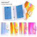 New Nail Printing Template Laser Card Pack Steel Plate Set Nail Rectangular Template Card Pack Nail Stamp Card Bag