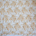 HY0673 Top Hand Laces Fabrics for Women Luxury Gold Lace 3d Laces Fabric Flowers Embroidered Pearls Tulle