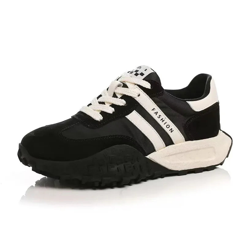 Women PU Leather Anti-Slip Female Sports Sneaker Zapatos Mujeres Leisure Walking Ladies Fashion Casual Shoes